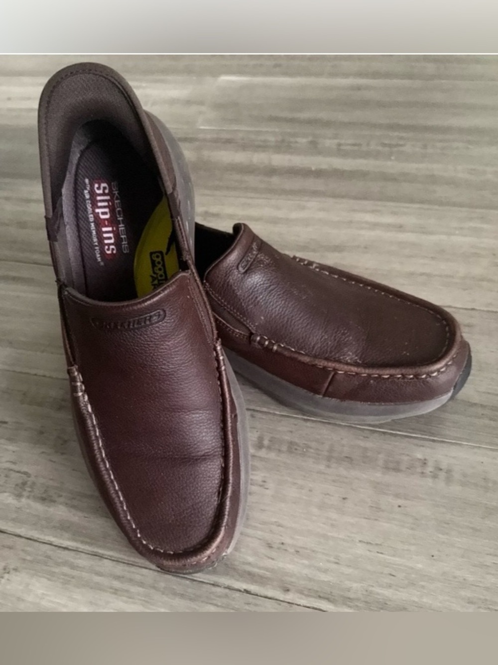 Skechers Men's Dark Brown Slip-On Loafers